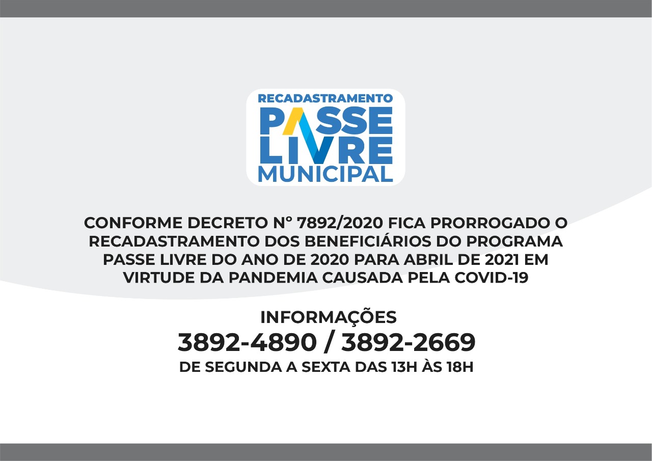 Comunicado: Prefeitura de São Sebastião prorroga prazo para recadastramento do Passe Livre Municipal a pessoas com deficiência