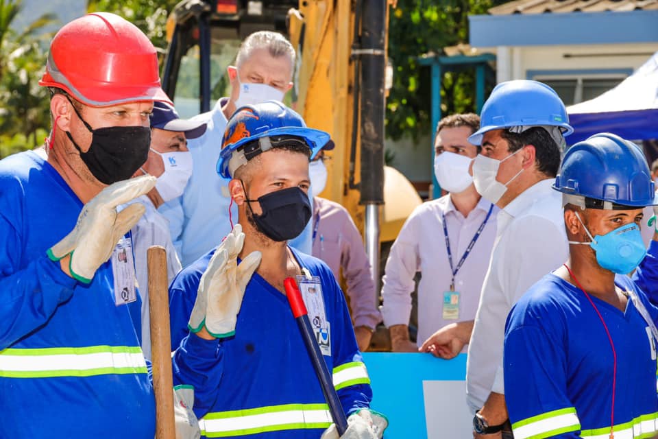 Prefeito do Saneamento Básico: Felipe Augusto anuncia obras da Estação de Tratamento de Esgoto em Maresias