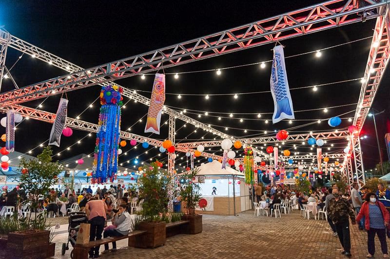 Noite de abertura do 1º evento-teste Festival da Cultura Japonesa é sucesso em São Sebastião 
