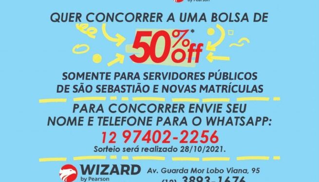Servidores municipais de São Sebastião têm desconto e sorteio de bolsa em escola de idiomas no mês de outubro