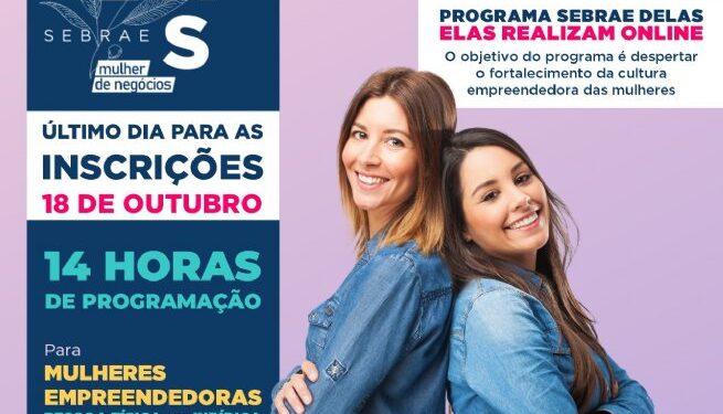 Prefeitura convida empreendedoras a participar do Programa SEBRAE Delas Online – Elas Realizam