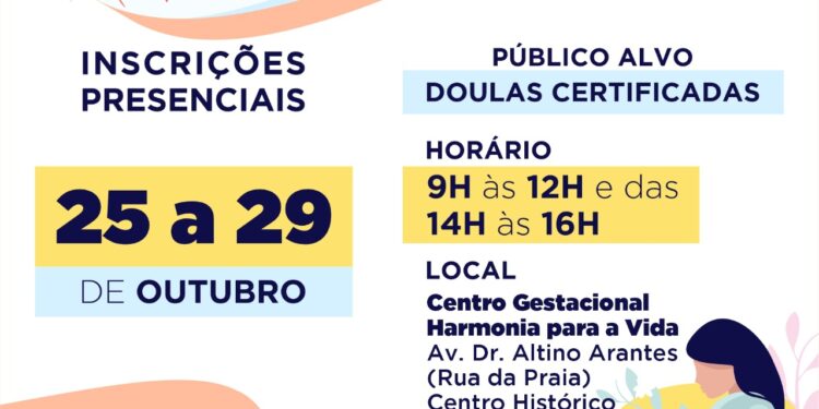 Centro Gestacional Harmonia para Vida abre inscrições para formação de doulas voluntárias pós-parto