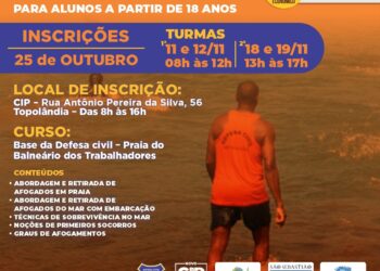 Prefeitura promove curso de resgate e sobrevivência no mar