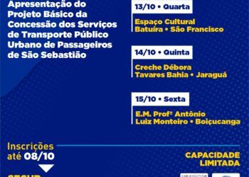 Prefeitura realiza audiência pública sobre projeto de transporte coletivo para São Sebastião