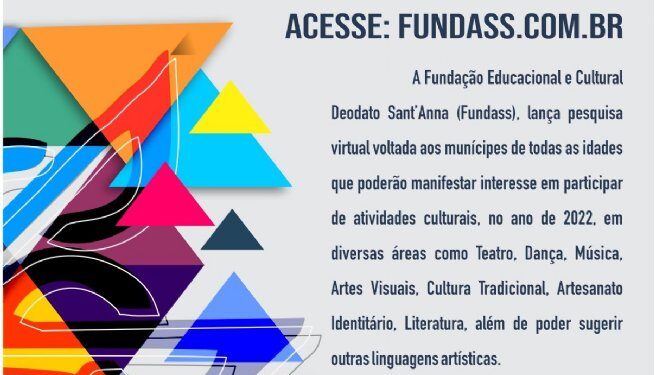 Fundass de São Sebastião lança pesquisa para interessados em participar de atividades de formação artística e cultural em 2022