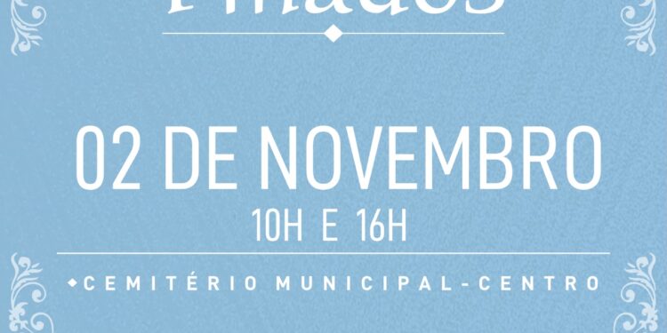 Prefeitura e Paróquia São Sebastião realizam missa campal de Finados