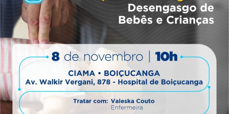 Prefeitura abre inscrições para treinamento de desengasgo de bebês e crianças