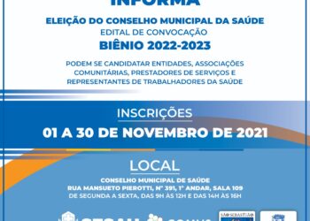 Prefeitura de São Sebastião divulga Edital de Convocação da Eleição do COMUS – Biênio 2022-2023