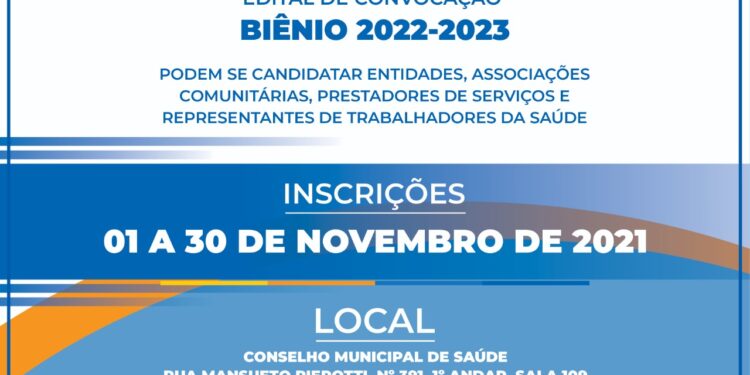 Prefeitura de São Sebastião divulga Edital de Convocação da Eleição do COMUS – Biênio 2022-2023