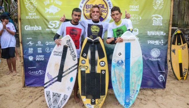 Prefeitura parabeniza atletas sebastianenses pelo destaque no Circuito Brasileiro de Skimboard