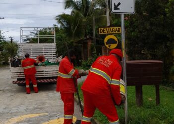Prefeitura de São Sebastião intensifica ações de manutenção e limpeza em Boraceia