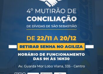 Procon de São Sebastião realiza 4º Mutirão de Conciliação de Dívidas