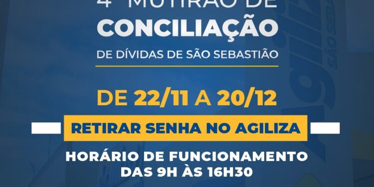 Procon de São Sebastião realiza 4º Mutirão de Conciliação de Dívidas