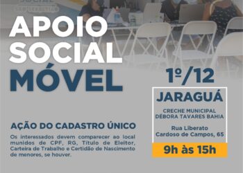 Prefeitura realiza Apoio Social Móvel no bairro Jaraguá