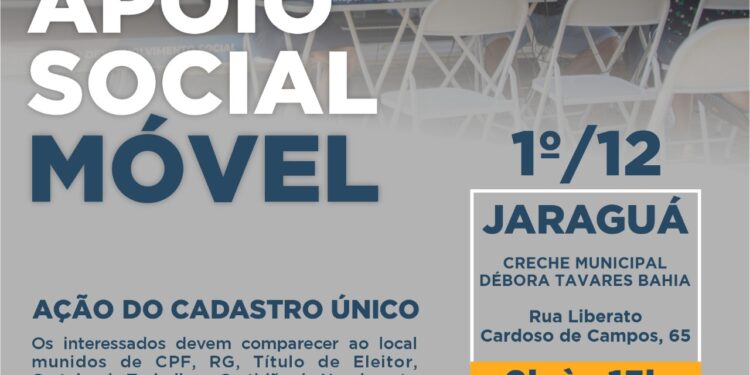 Prefeitura realiza Apoio Social Móvel no bairro Jaraguá