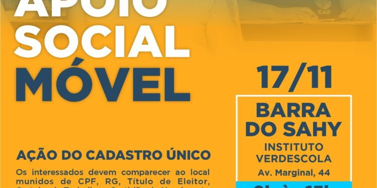 Prefeitura realiza Apoio Social Móvel na Vila Sahy
