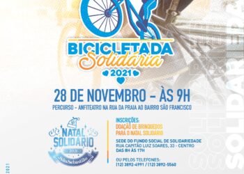 Prefeitura realiza ‘Bicicletada Solidária’ para arrecadação de brinquedos para o Fundo Social