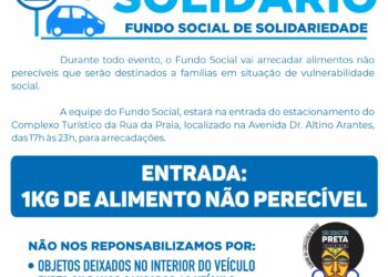 Fundo Social vai arrecadar alimentos não perecíveis no ‘São Sebastião Preta’
