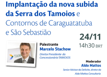 Presidente da Concessionária Tamoios participa de webinar da Editora Oficina de Textos