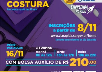 Prefeitura de São Sebastião oferece curso de Corte e Costura gratuito e com certificação