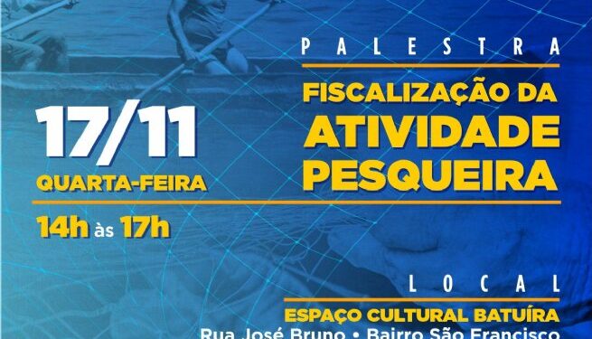 Polícia Militar Ambiental promove palestra sobre fiscalização da atividade pesqueira