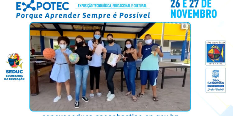 Prefeitura de São Sebastião dá início à 5ª Expotec e tem escolas abertas para visitação neste sábado (27)