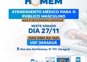 Prefeitura de São Sebastião realiza ação de promoção à Saúde do Homem no próximo sábado (27) na USF Jaraguá