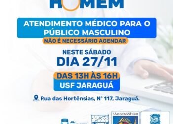 Prefeitura de São Sebastião realiza ação de promoção à Saúde do Homem no próximo sábado (27) na USF Jaraguá