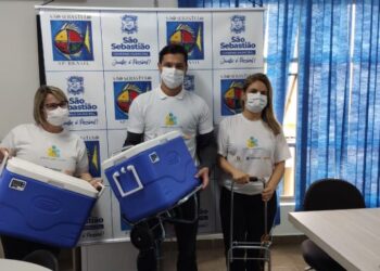 Prefeitura recebe doação de caixas térmicas e carrinhos de mão para utilização em campanhas de vacinação itinerantes