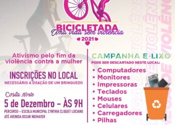 Bicicletadas Solidárias de São Sebastião também promovem Campanha E-Lixo