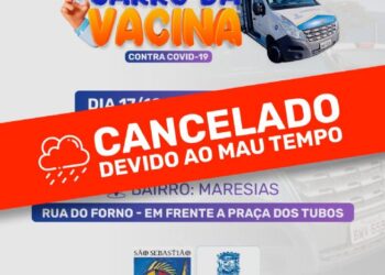 Carro da Vacina em Maresias é cancelado devido ao mau tempo