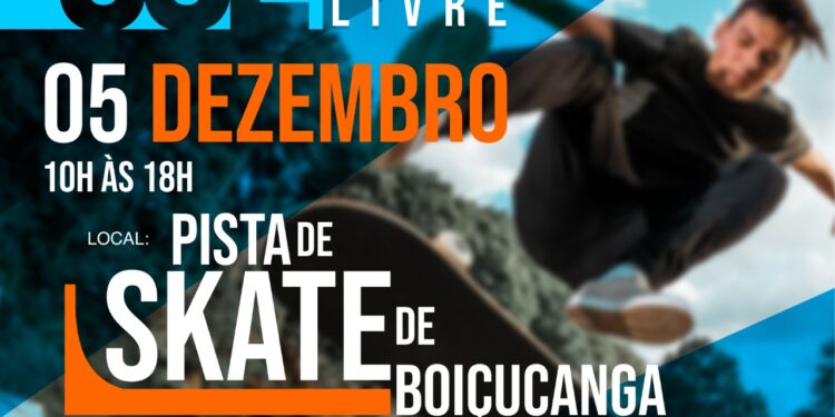 Coletivo Skate Livre – CSL acontece em São Sebastião neste domingo (05)