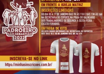 Inscrições para Corrida do Padroeiro de São Sebastião iniciam-se nesta segunda-feira (3)