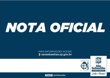 NOTA OFICIAL – Secretaria da Educação de São Sebastião
