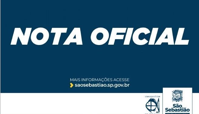 NOTA OFICIAL – Secretaria da Educação de São Sebastião
