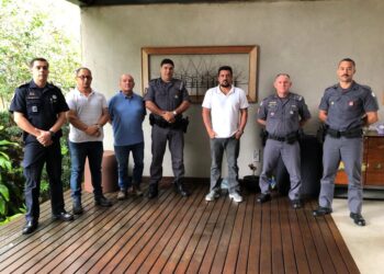 Prefeito Felipe Augusto participa de videoconferência sobre cessão de área da Petrobrás para construção do novo prédio da PM