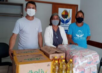 Fundo Social recebe doação de 60 quilos de feijão e 50 litros de óleo