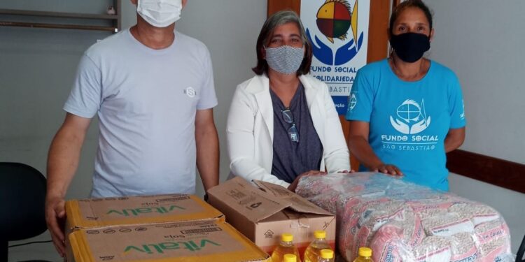 Fundo Social recebe doação de 60 quilos de feijão e 50 litros de óleo