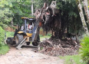 Trabalhos de zeladoria urbana continuam intensificados por todo o município para evitar alagamentos decorrentes das chuvas de verão