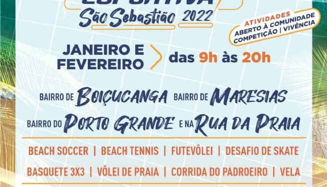 Prefeitura inicia neste sábado (08) Arena Esportiva São Sebastião 2022