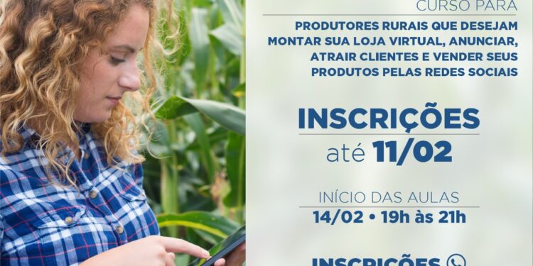 Prefeitura abre inscrições gratuitas para o Programa ‘Agro Sempre Digital’