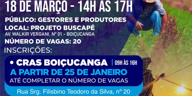 Prefeitura abre inscrições para cursos gratuitos de manipulação de produtos e derivados de origem animal