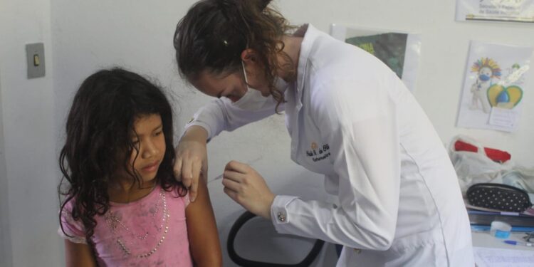 São Sebastião inicia vacinação infantil contra Covid-19