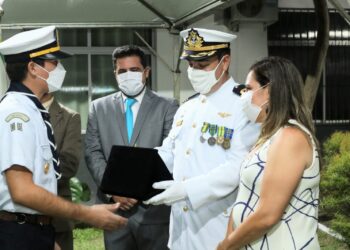 Prefeito de São Sebastião participa da transmissão de cargo ao novo delegado da Capitania dos Portos de São Sebastião