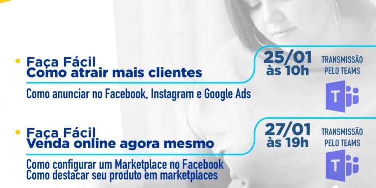 Prefeitura de São Sebastião está com inscrições abertas para palestras gratuitas sobre uso de redes sociais para impulsionar vendas