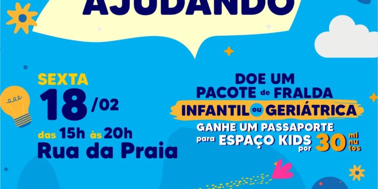Fundo Social realiza 2º Brincando e Ajudando para doação de fraldas infantis e geriátricas