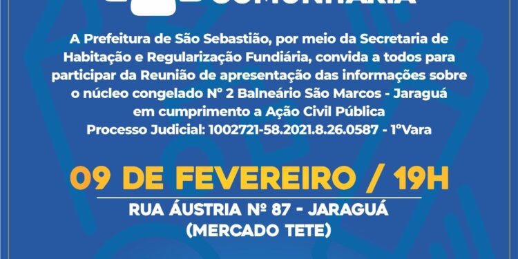 Prefeitura realiza reunião técnica comunitária no bairro Jaraguá