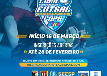 Estão abertas as inscrições para a Copa Sebastianense de Futsal e da Copa Kids