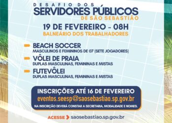 Inscrições para o Desafio dos Servidores Públicos de São Sebastião encerram-se nesta quarta-feira (16)