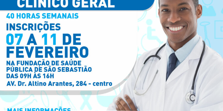 Prefeitura de São Sebastião abre processo seletivo para cinco vagas de médico clínico geral